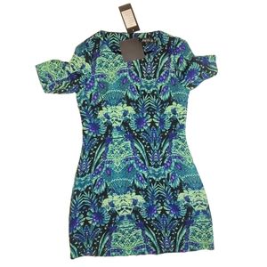 NWT | M | Tropical Print Mini Dress